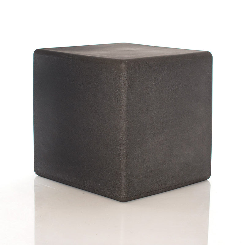 Dark Stone Cooler and 4 Cube Stool Set